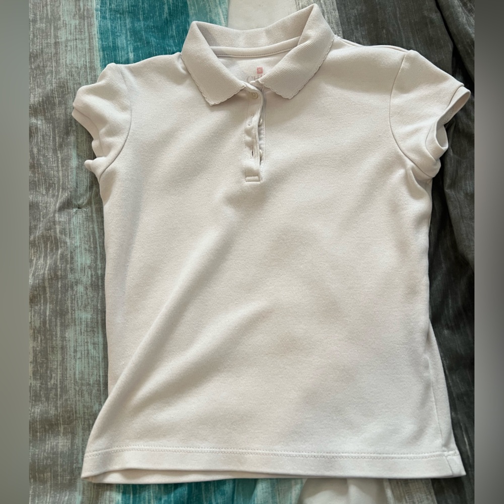 Chaps Cream Polo Shirt